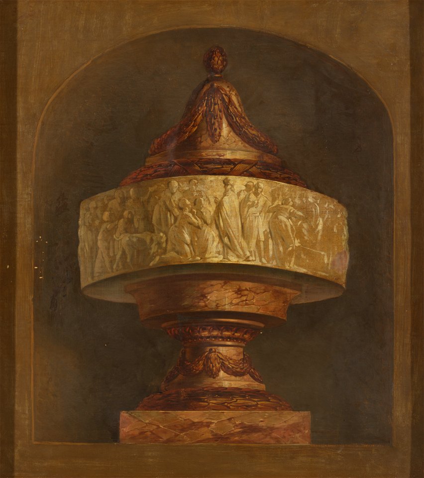 Jurriaan Andriessen - Behangselschildering met siervaas - BK-2011-43 - Rijksmuseum