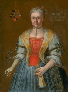 Ján Gottlieb Kramer - Anna Mária B. de Hellenbach ako 25 ročná - O 4849 - Slovak National Gallery