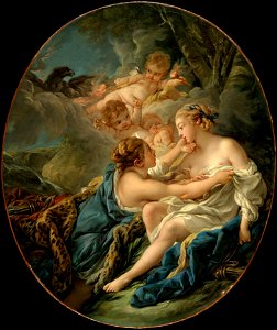 Jupiter, in the Guise of Diana, and Callisto by François Boucher