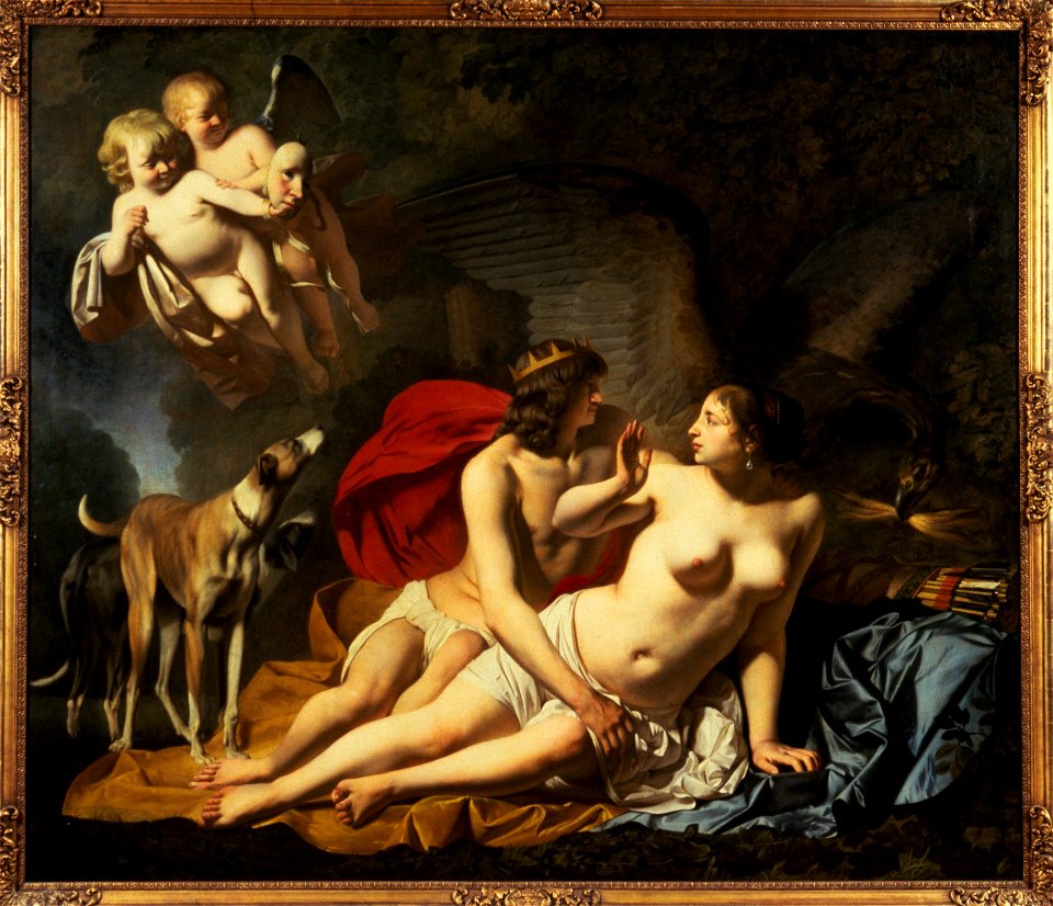 Jupiter and Callisto (Cesar Boetius van Everdingen) - Nationalmuseum - 18160