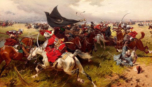 Józef Brandt - Fight for a Turkish Standard - MNK II-a-1318 - National Museum Kraków