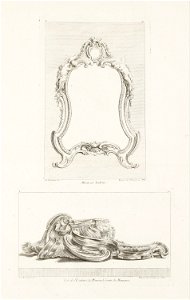 Juste-Aurèle Meissonnier - Miroir de Toillette., Mirior de toilette, 5th Plate - Google Art Project