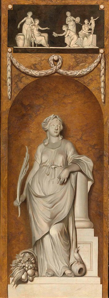 Jurriaan Andriessen - Behangselschildering met de Vrede - SK-A-5024 - Rijksmuseum