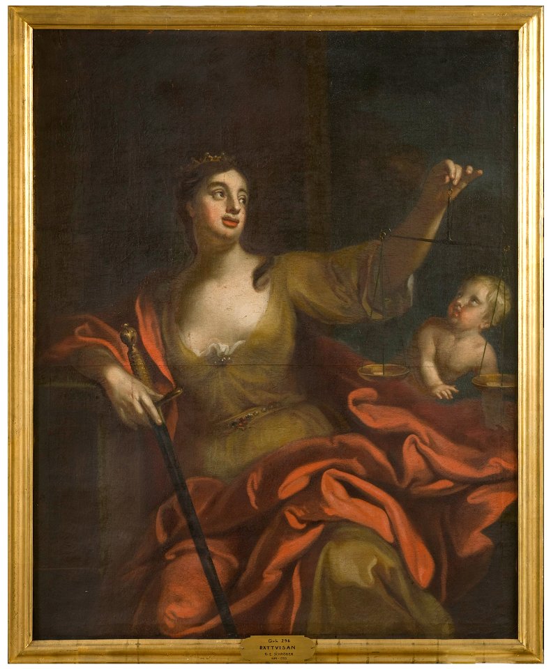 Justitia och Aequitas (Georg Engelhard Schröder) - Nationalmuseum - 14965