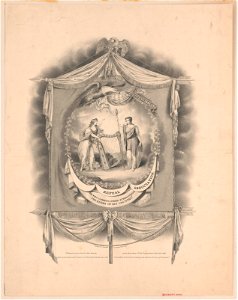 Justice to Ireland. (blank) Repeal Association - on stone by A. Newsam ; P.S. Duval, lith., Phila. LCCN2003690761