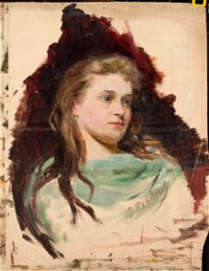 Józef Brodowski - Portrait of a young woman, sketch - MP 3390 MNW - National Museum in Warsaw