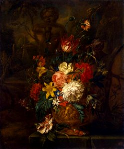 Justus van Huysum (I) - Flowers - WGA11829