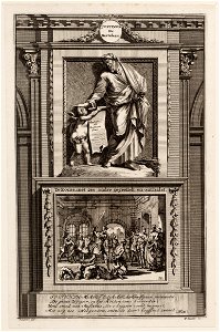 Jvstinvs de martelaar, te Rome, met zes andre gegeesselt, en onthalst, objectnr A 47727