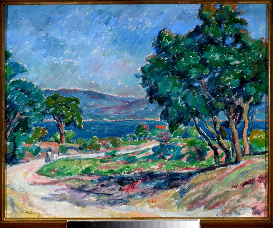Józef Pankiewicz - Road in Saint-Tropez - MP 2281 MNW - National Museum in Warsaw