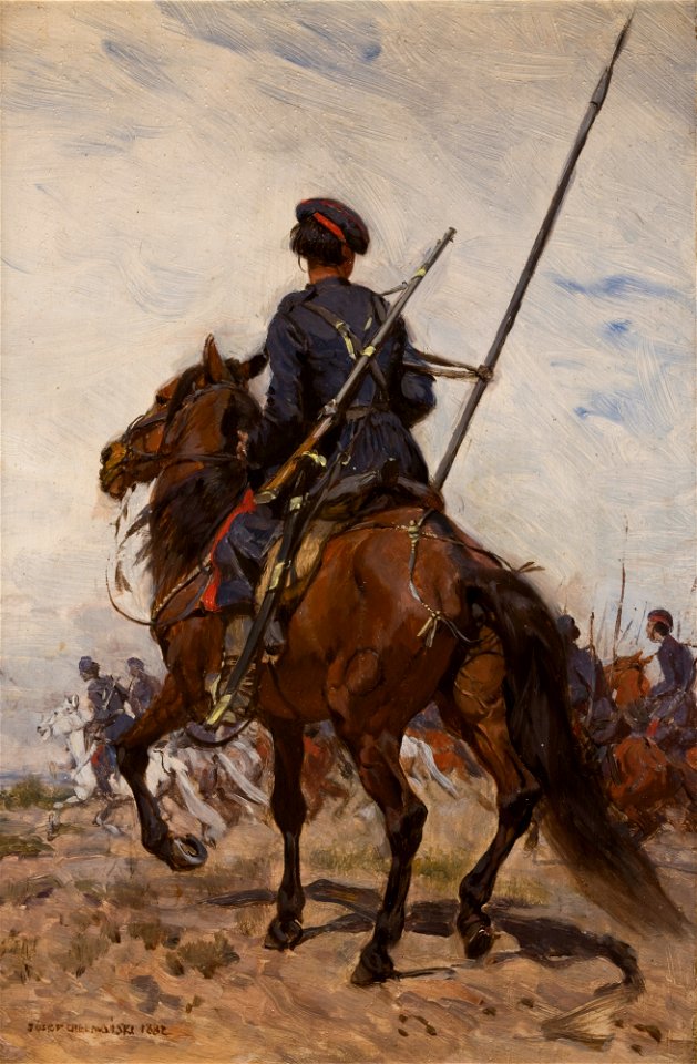 Józef Chełmoński - A Cossack - MNK II-a-452 - National Museum Kraków
