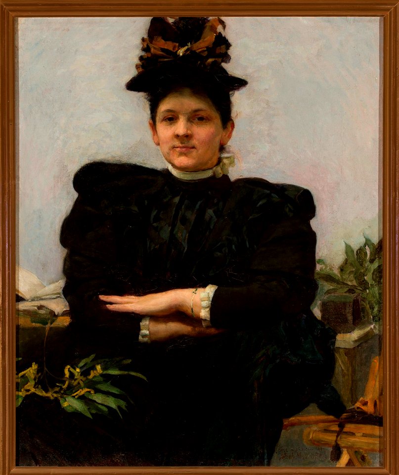 Józef Mehoffer - Portrait of Wanda Strażyńska - MP 181 - National Museum in Warsaw