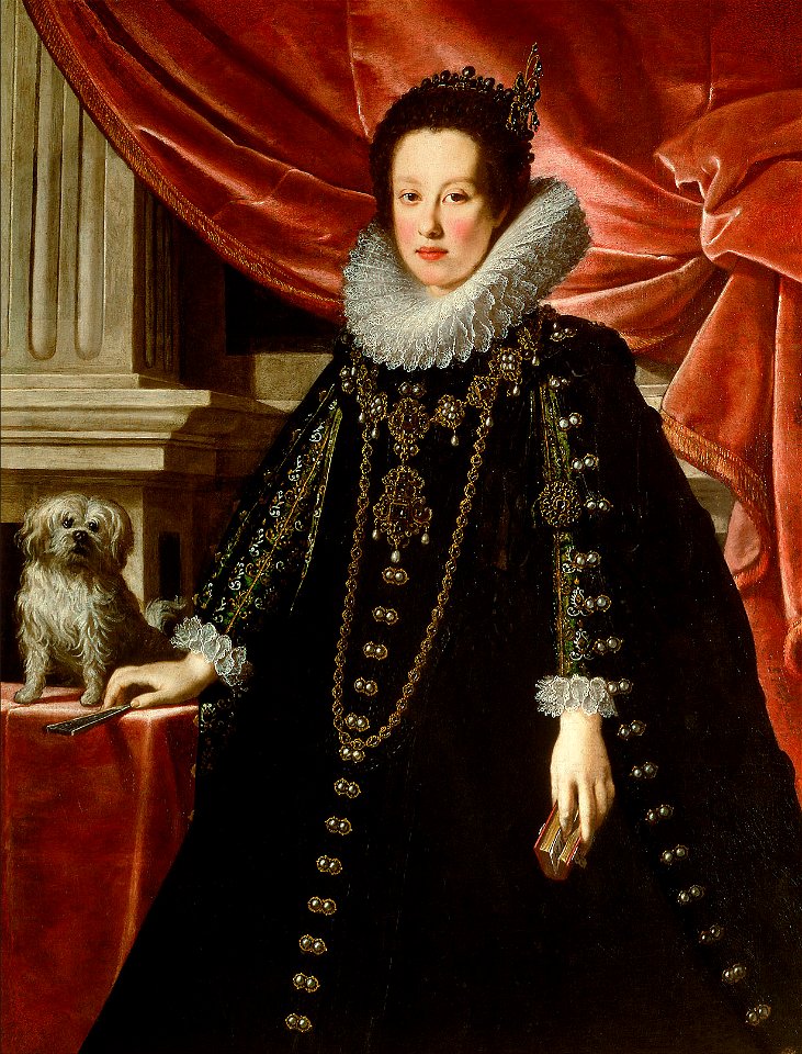 Justus Sustermans - Anna de' Medici, wife of archduke Ferdinand Charles of Austria