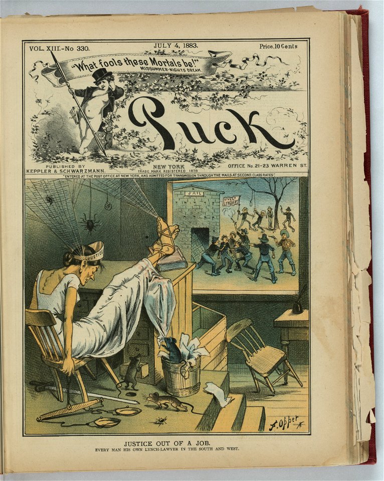 Justice out of a job - F. Opper. LCCN2012645487