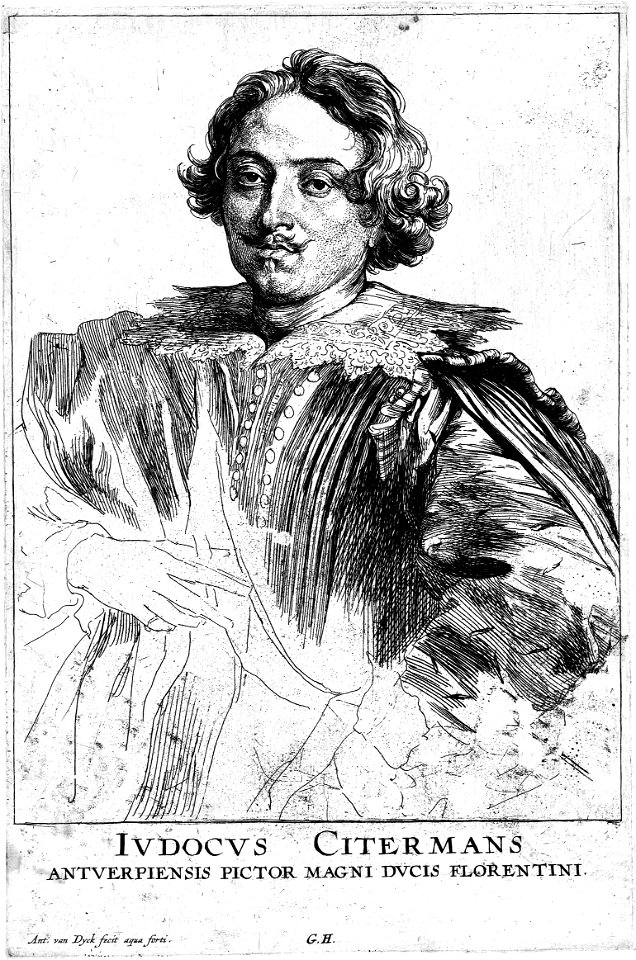 Justus Sustermans, by Anthony van Dyck