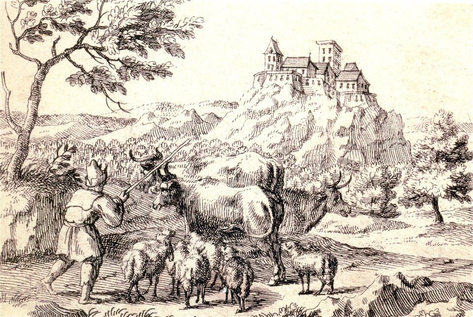 Justus van der Nypoort, 1686, Csesznek, cattle driver