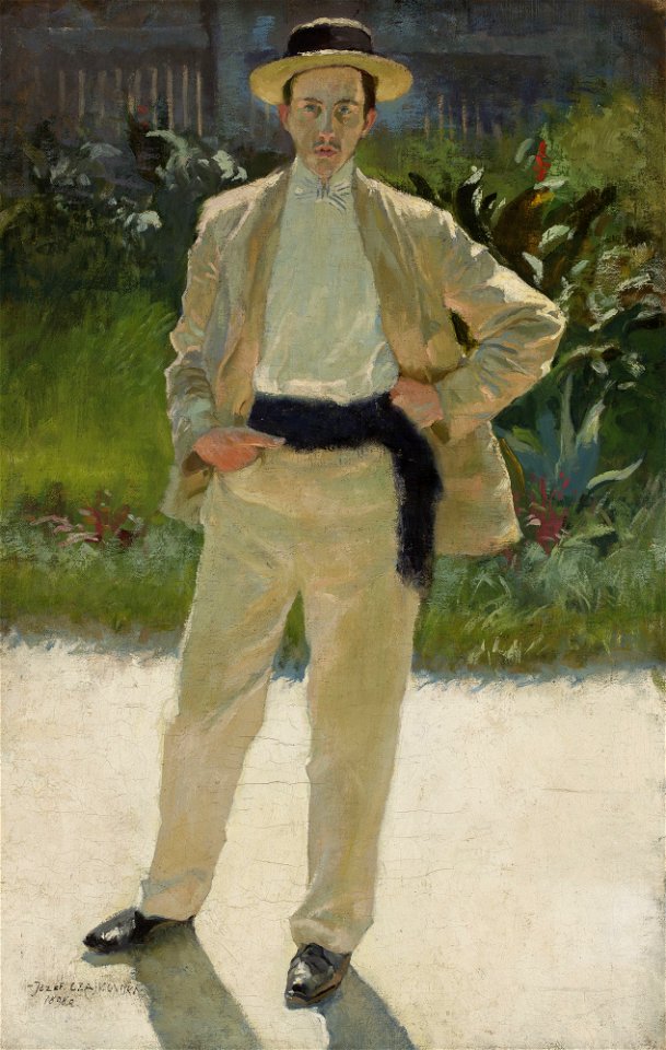 Józef Czajkowski - Portrait of Stanisław Czajkowski, painter, artist’s brother - MP 976 MNW - National Museum in Warsaw