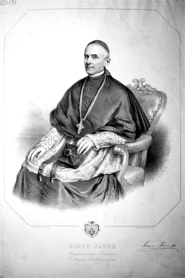 János Simor Litho