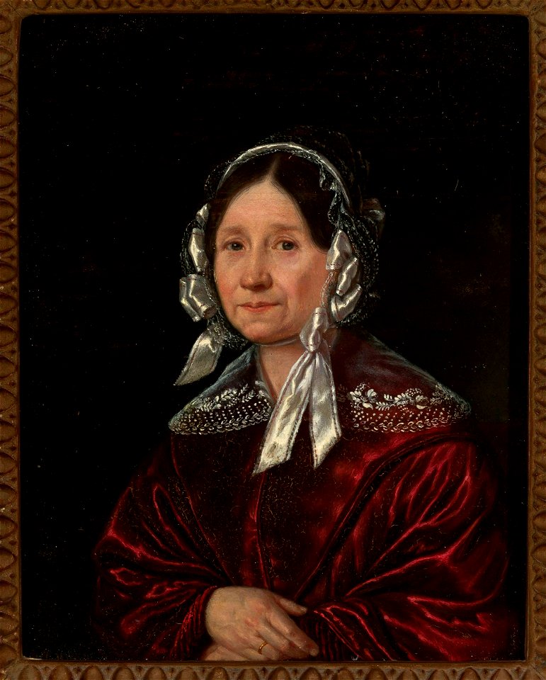 Józef Simmler - Portrait of Teresa Kicka - MP 676 MNW - National Museum in Warsaw