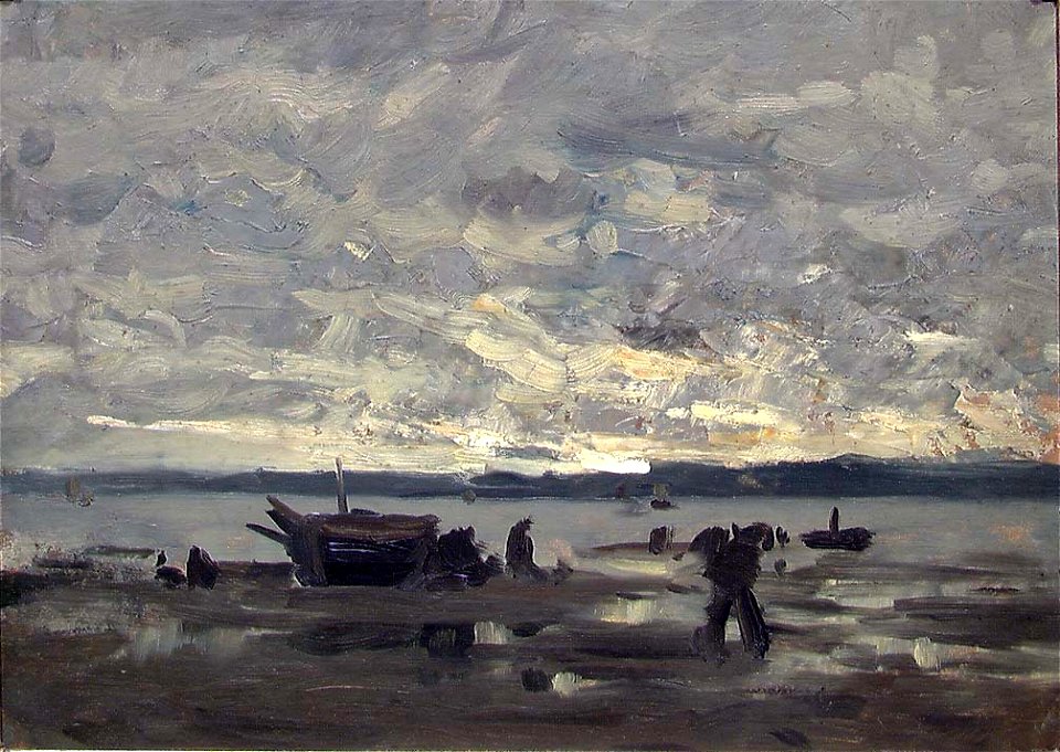 Ole Juul - From the Coast - Strandparti - Nasjonalmuseet - NG.M.03402