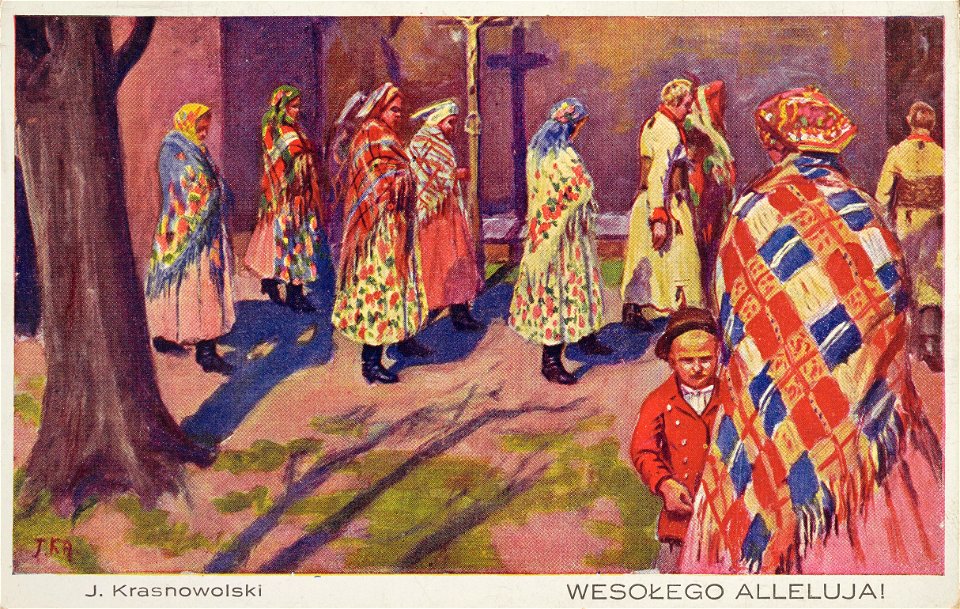 Józef Krasnowolski pocztówka