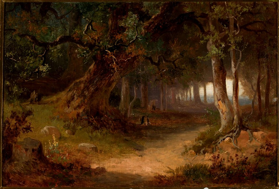 Józef Szermentowski - Forest edge - MP 2253 - National Museum in Warsaw
