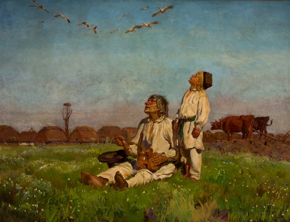 Józef Chełmoński - Storks - MP 561 - National Museum in Warsaw
