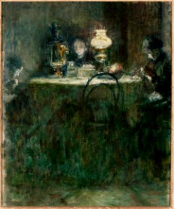 Józef Pankiewicz - By the lamp - MP 898 MNW - National Museum in Warsaw