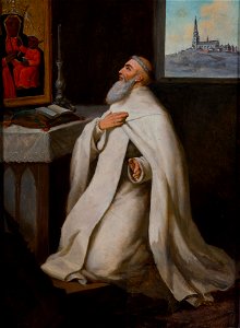 Józef Tadeusz Polkowski - Portrait of Reverend Augustyn Kordecki - MNK II-a-230 - National Museum Kraków