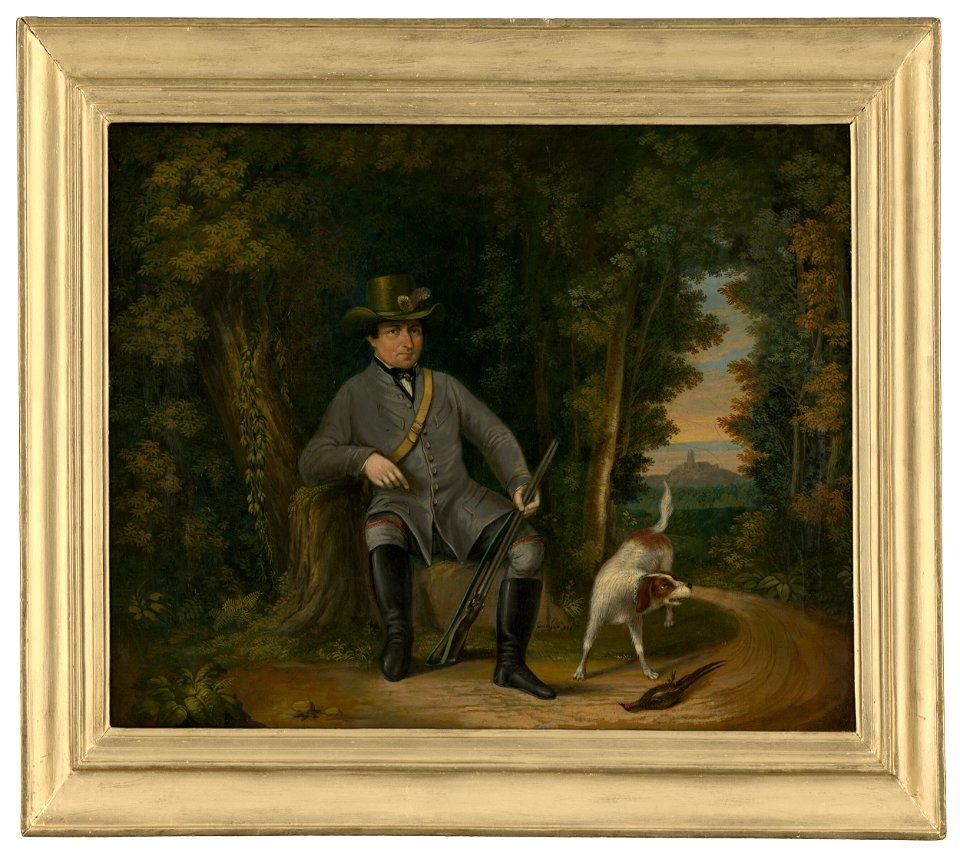 Ján Erlinger - Na poľovačke - O 7034 - Slovak National Gallery