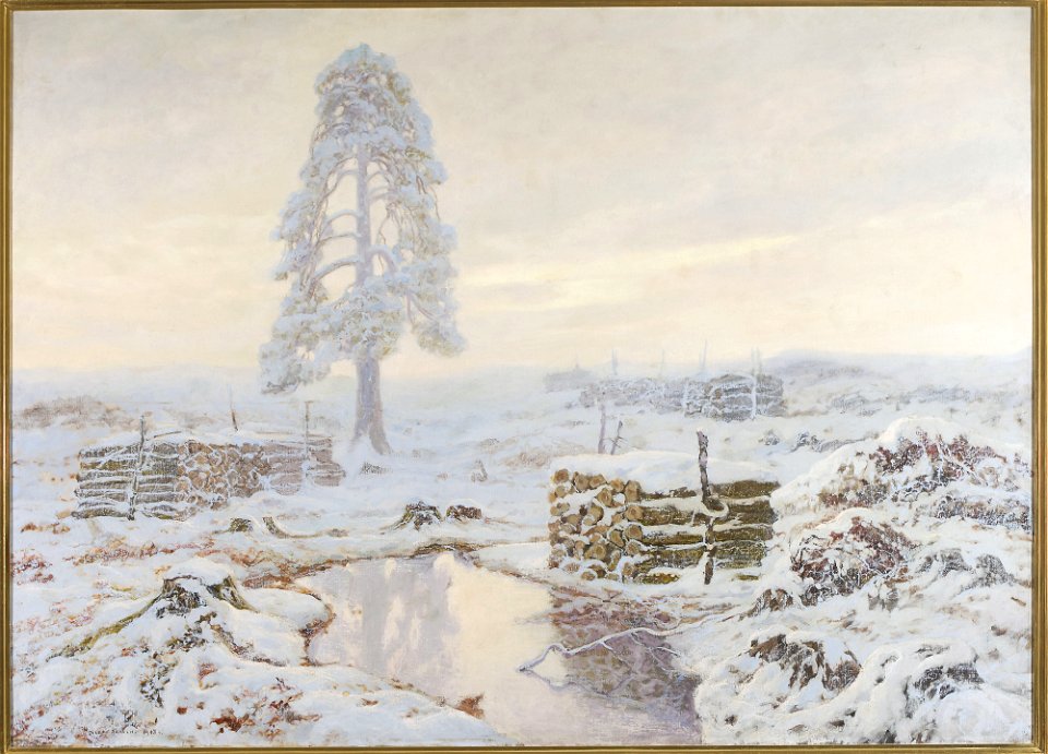 Józef Rapacki - Winter landscape - MP 2271 MNW - National Museum in Warsaw