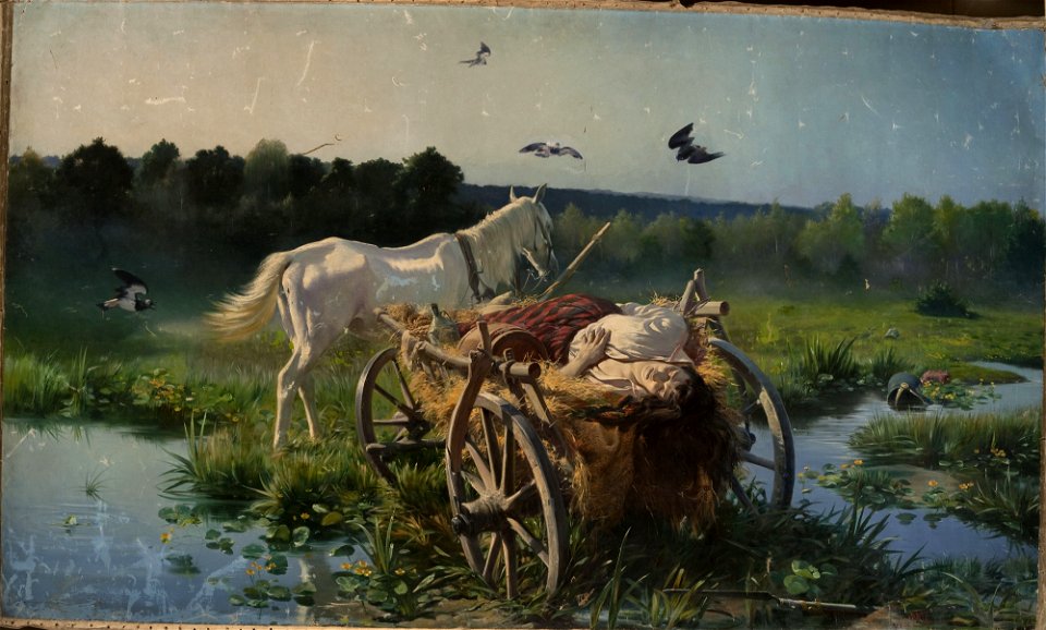 Józef Ryszkiewicz - Death of a vivandiere - MP 4868 - National Museum in Warsaw