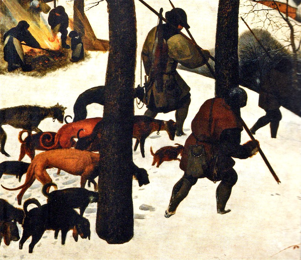 Jäger im Schnee (Heimkehr)