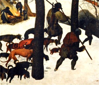 Jäger im Schnee (Heimkehr)