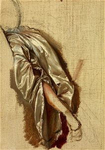 Józef Simmler - Study of Quinn Barbara's Arm to the Painting The Death of Barbara Radziwiłł - MNK II-a-659 - National Museum Kraków
