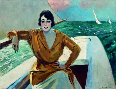 JVP 1918 Mujer en la barca