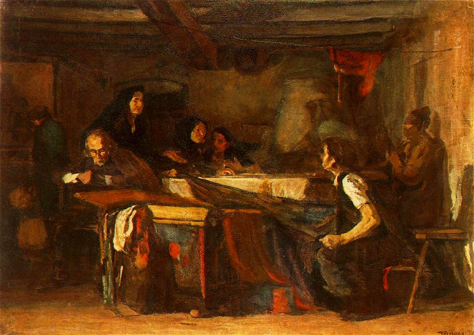 János Tornyai (1869-1936) The Legacy (1920)