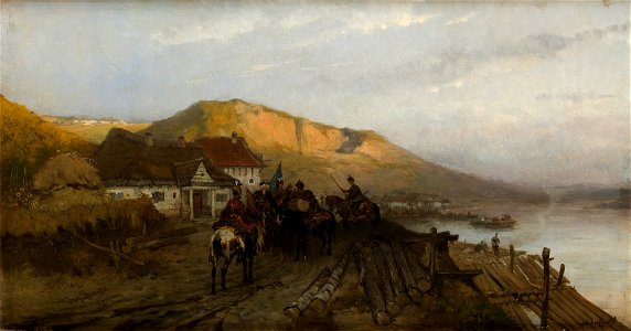 Józef Brandt - On the Dniester River - MNK II-a-931 - National Museum Kraków