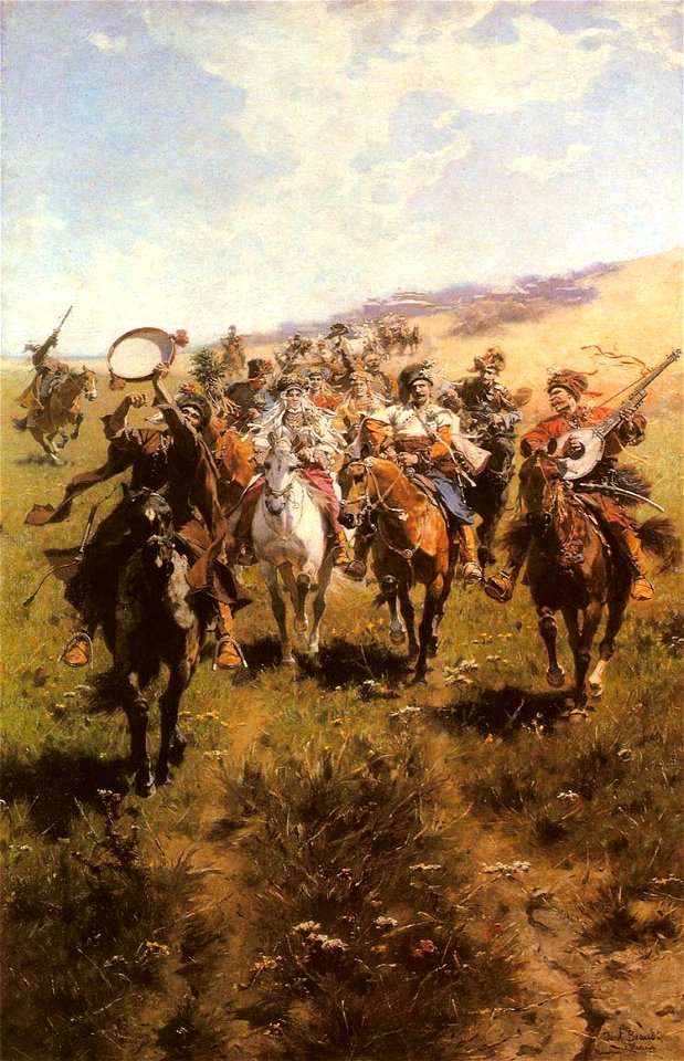 Józef Brandt - Wesele kozackie