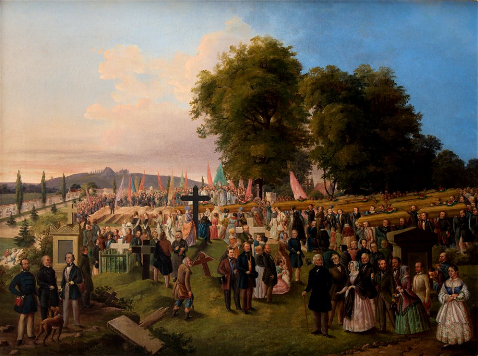 Józef Zajączkowski - Funeral of the Victims of the Year 1848 - MNK II-a-105 - National Museum Kraków