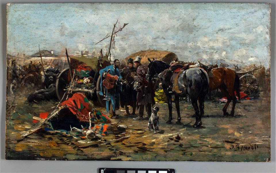 Józef Brandt - Fair in Balta, Podolia region - MP 973 MNW - National Museum in Warsaw
