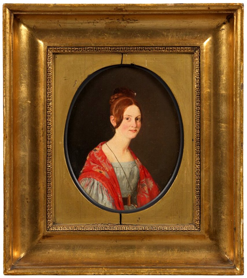 Jørgen Roed - Portrait of Ane Elisabeth (Elise) Gurlitt, né Saxild (1817-39) - NM 7492 - Nationalmuseum