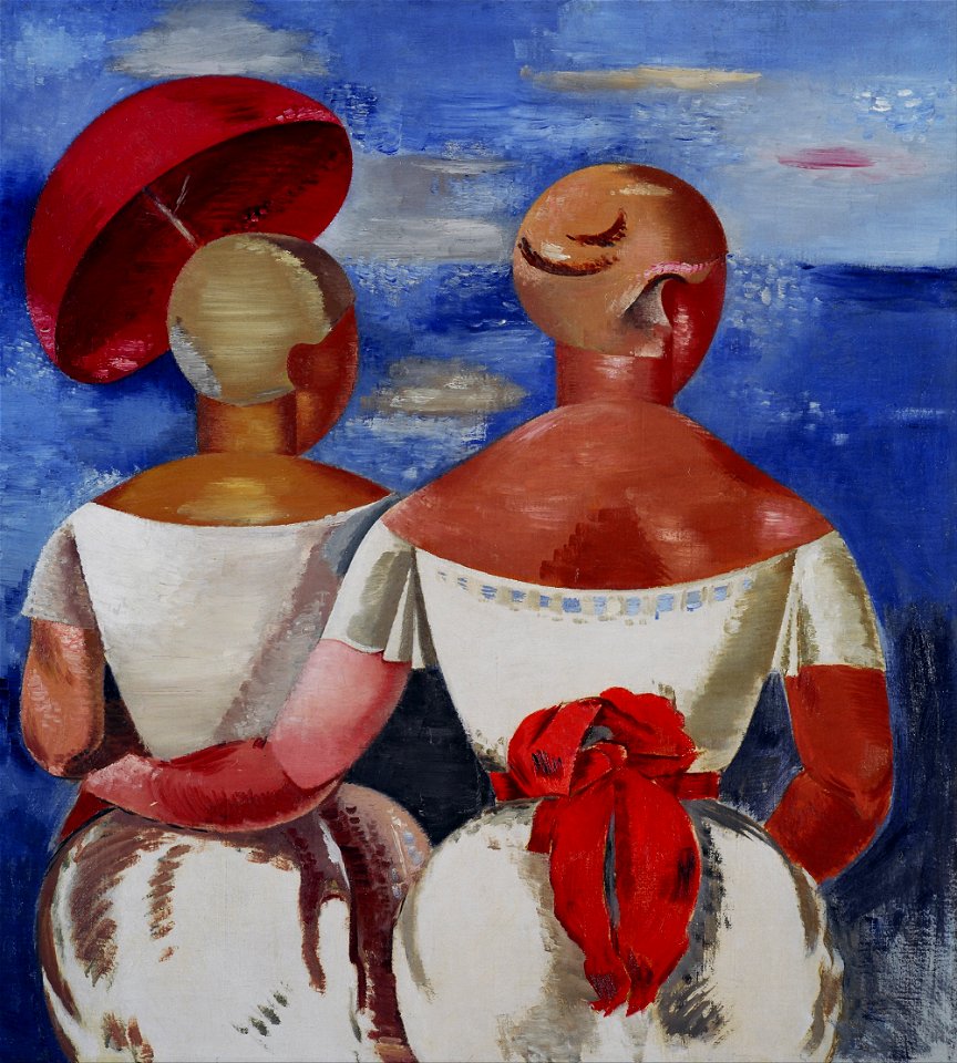 Jēkabs Kazaks - Ladies at the Seaside - Google Art Project