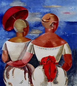 Jēkabs Kazaks - Ladies at the Seaside - Google Art Project
