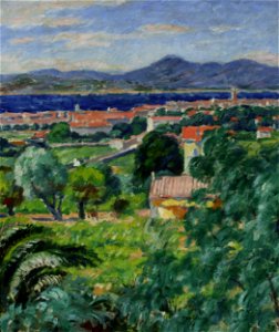 Józef Pankiewicz - Landscape from Saint-Tropez - MP 665 - National Museum in Warsaw