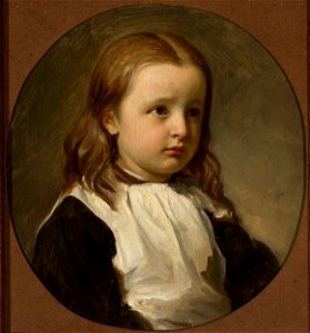 Józef Simmler - Portrait of Julia Simmler, artist's daughter - 181055 MNW - National Museum in Warsaw