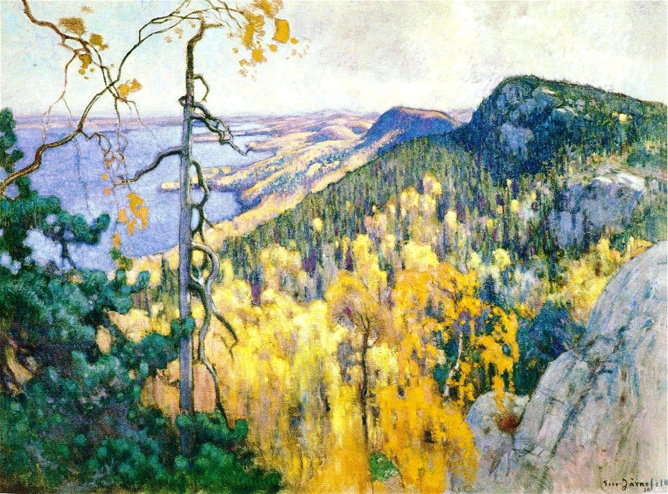 Järnefelt, Syysmaisema Kolilta