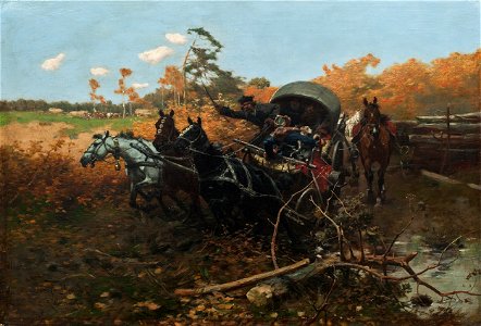 Józef Brandt - Niebezpieczna przeprawa