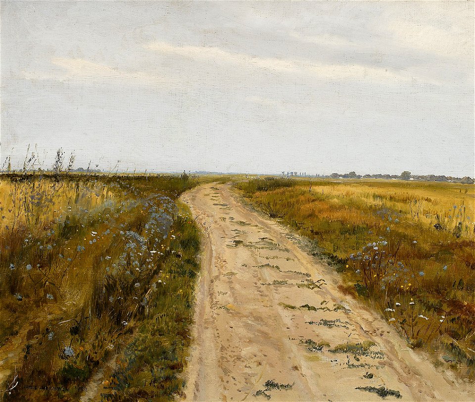 Józef Chełmoński - Field track - MP 2248 MNW - National Museum in Warsaw