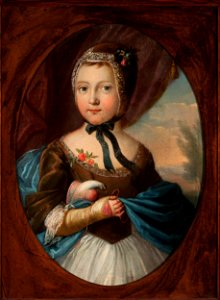 Józef Wall - Portrait of Anna Bogusławska née Linowska (1734–1762) - MP 2937 MNW - National Museum in Warsaw