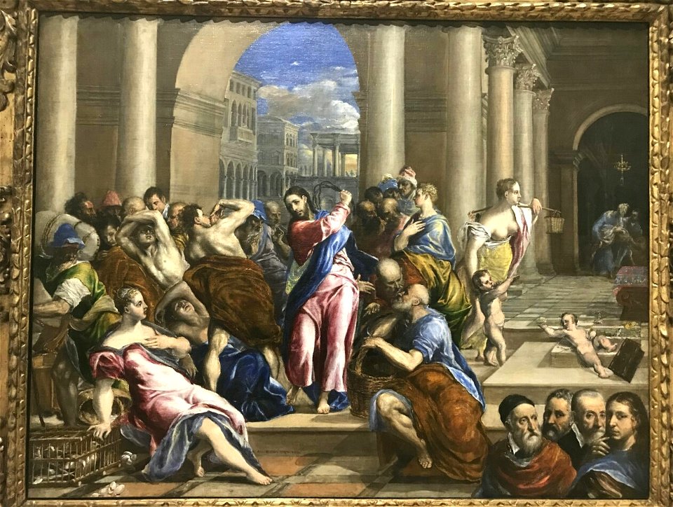 Jésus chassant les marchands du Temple